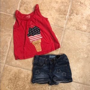 baby gap patriotic set 18-24 months